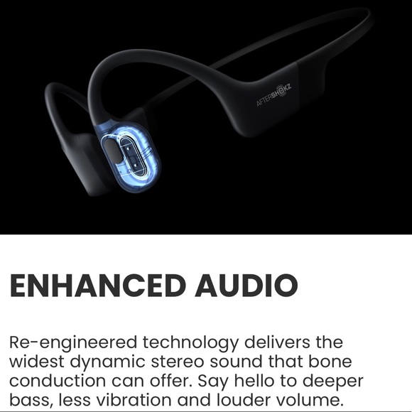 Aeropex AfterShokz Bone Conduction Headphones - Picture 4 of 8